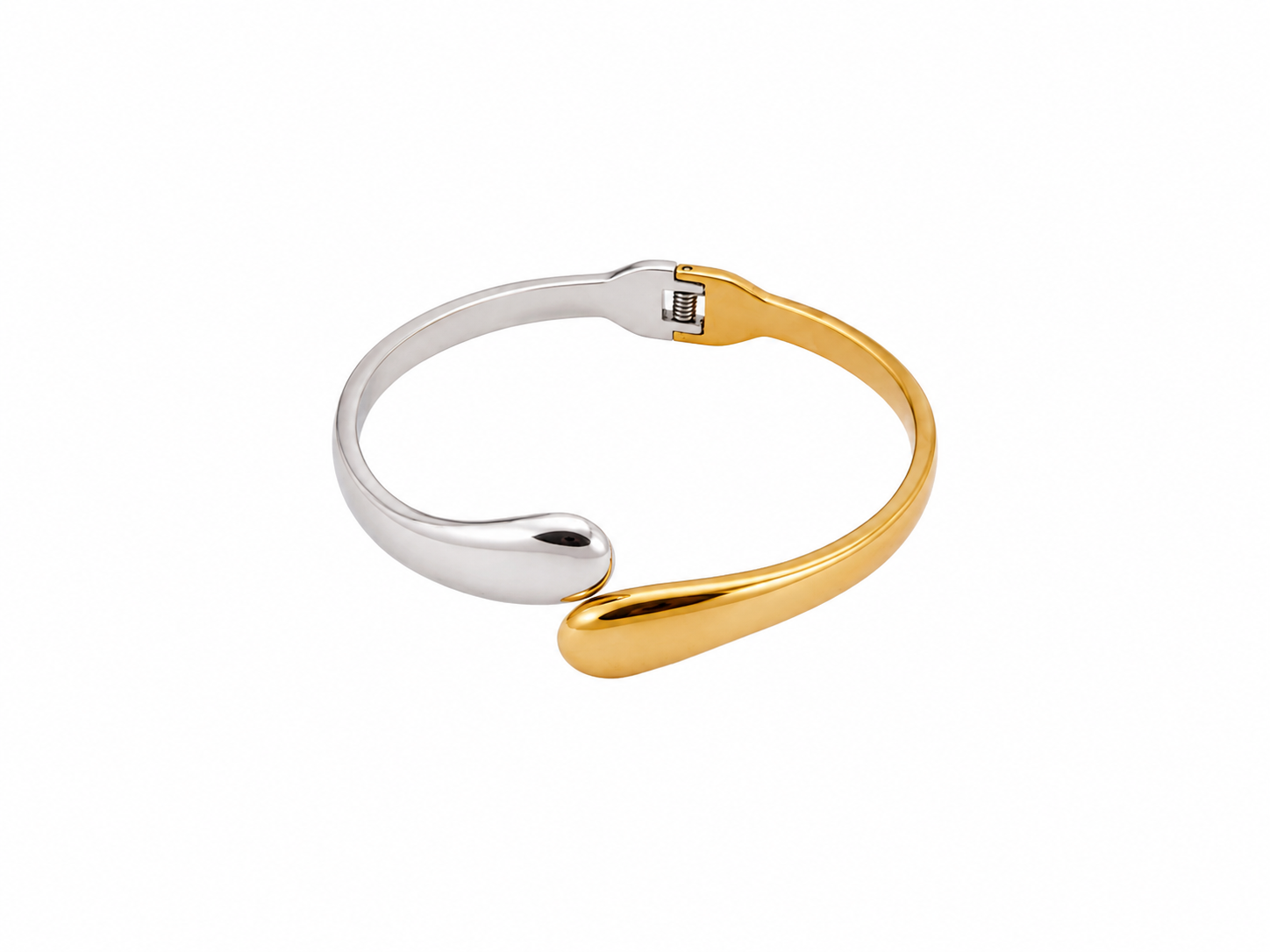 Miss Twisted Bangle Silver & Gold