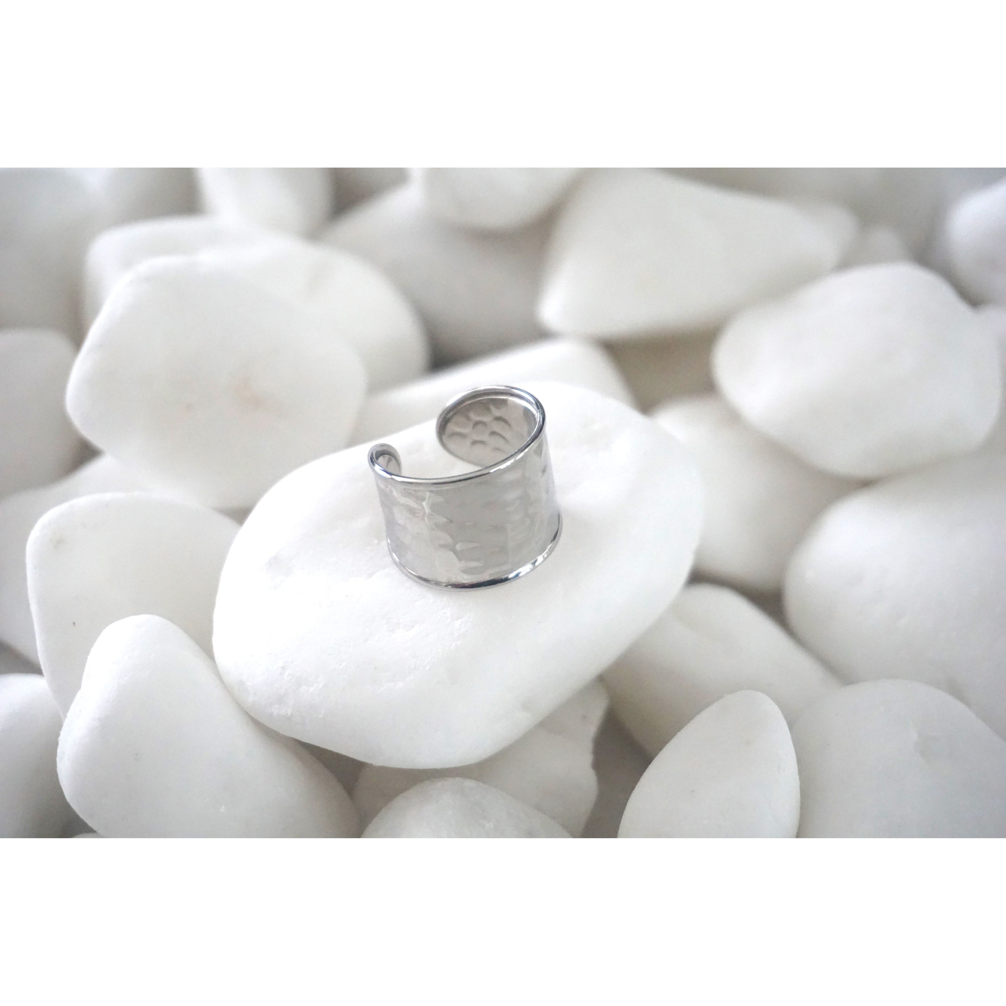 Chunky I Ring Silver