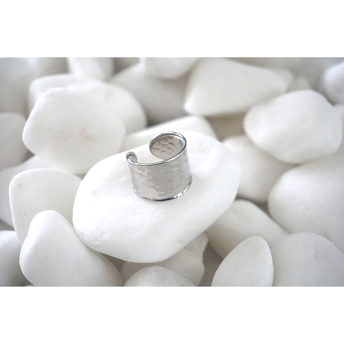Chunky I Ring Silver