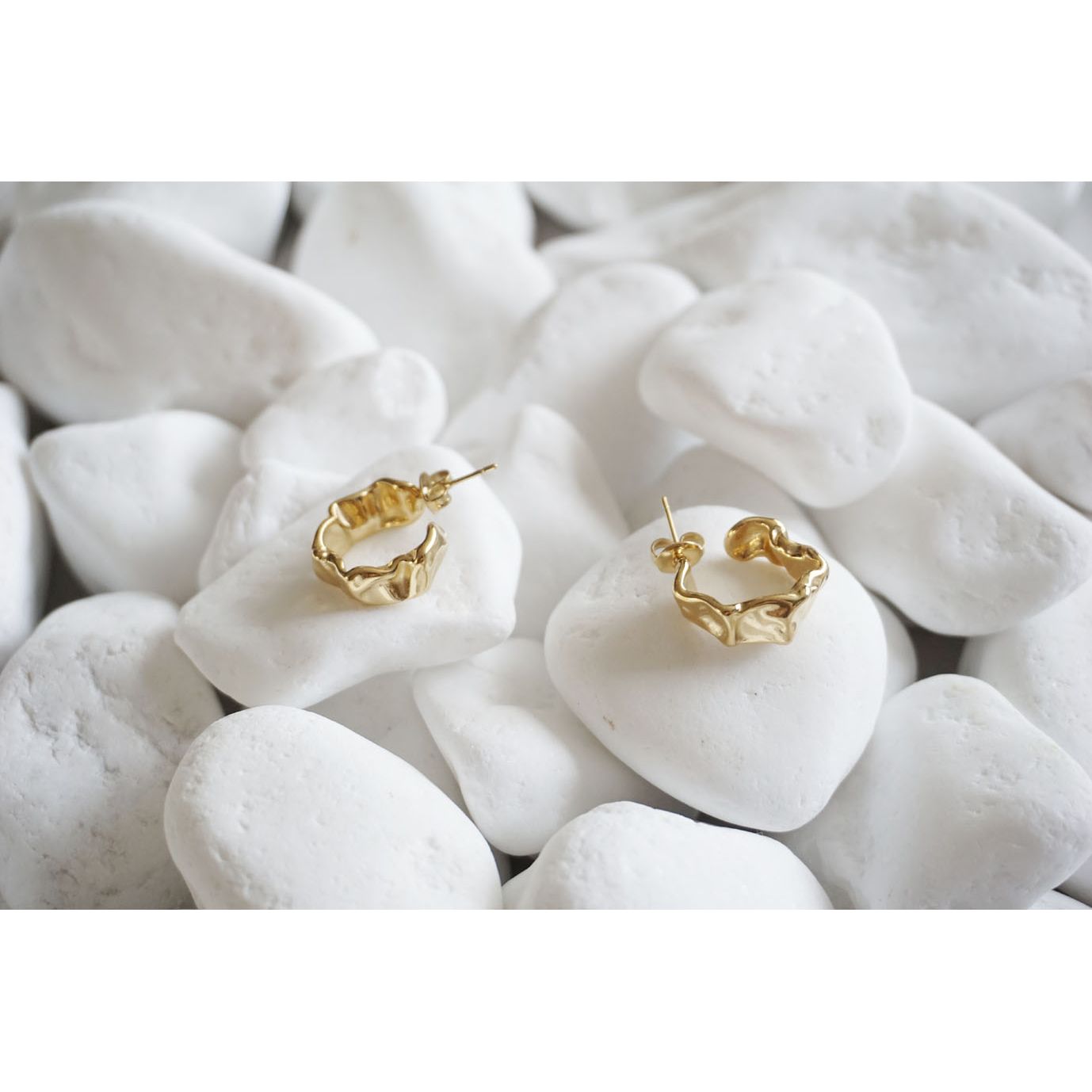 Miss Raw Earrings Gold
