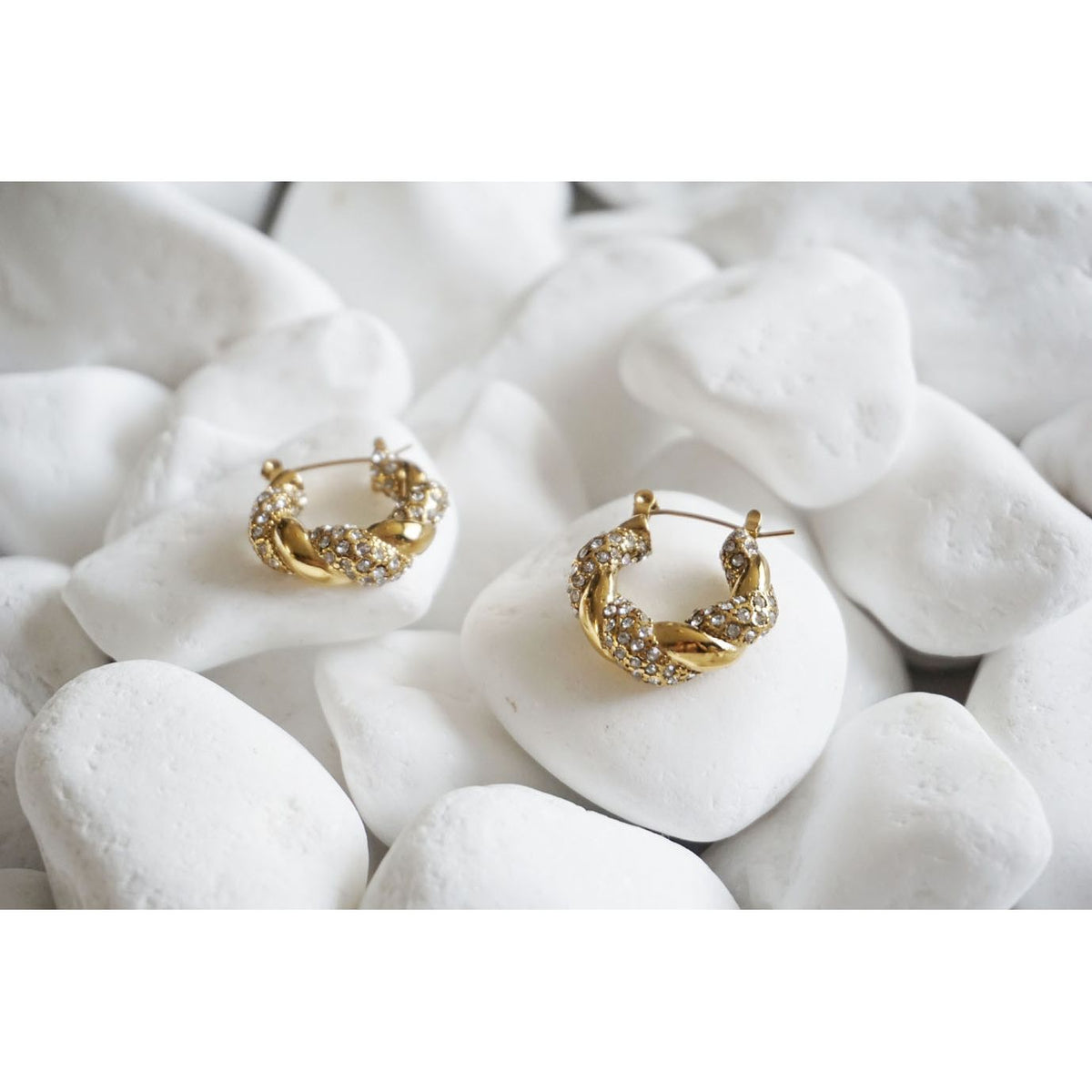 Miss Twisted Earrings Gold