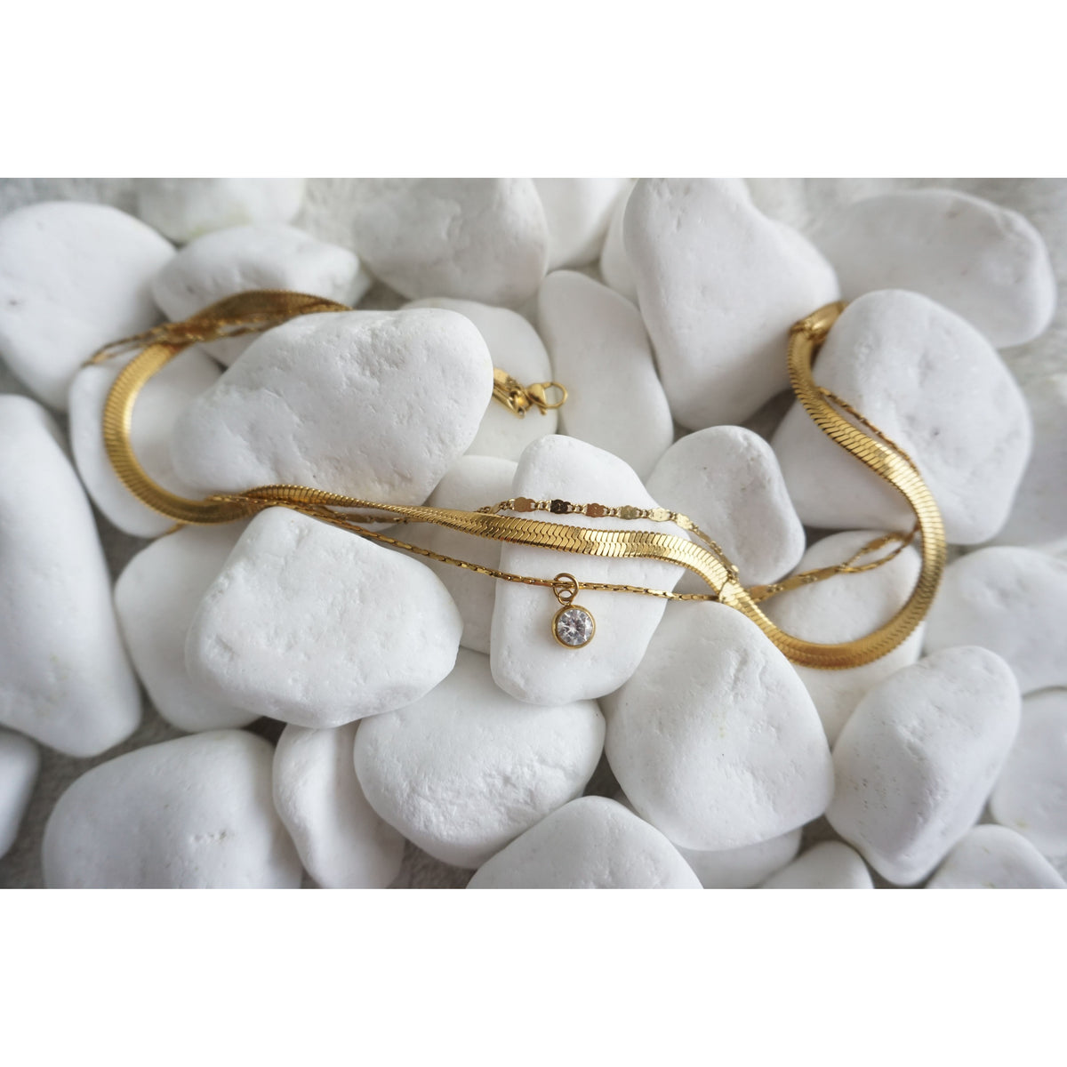 Trinity Gold Necklace