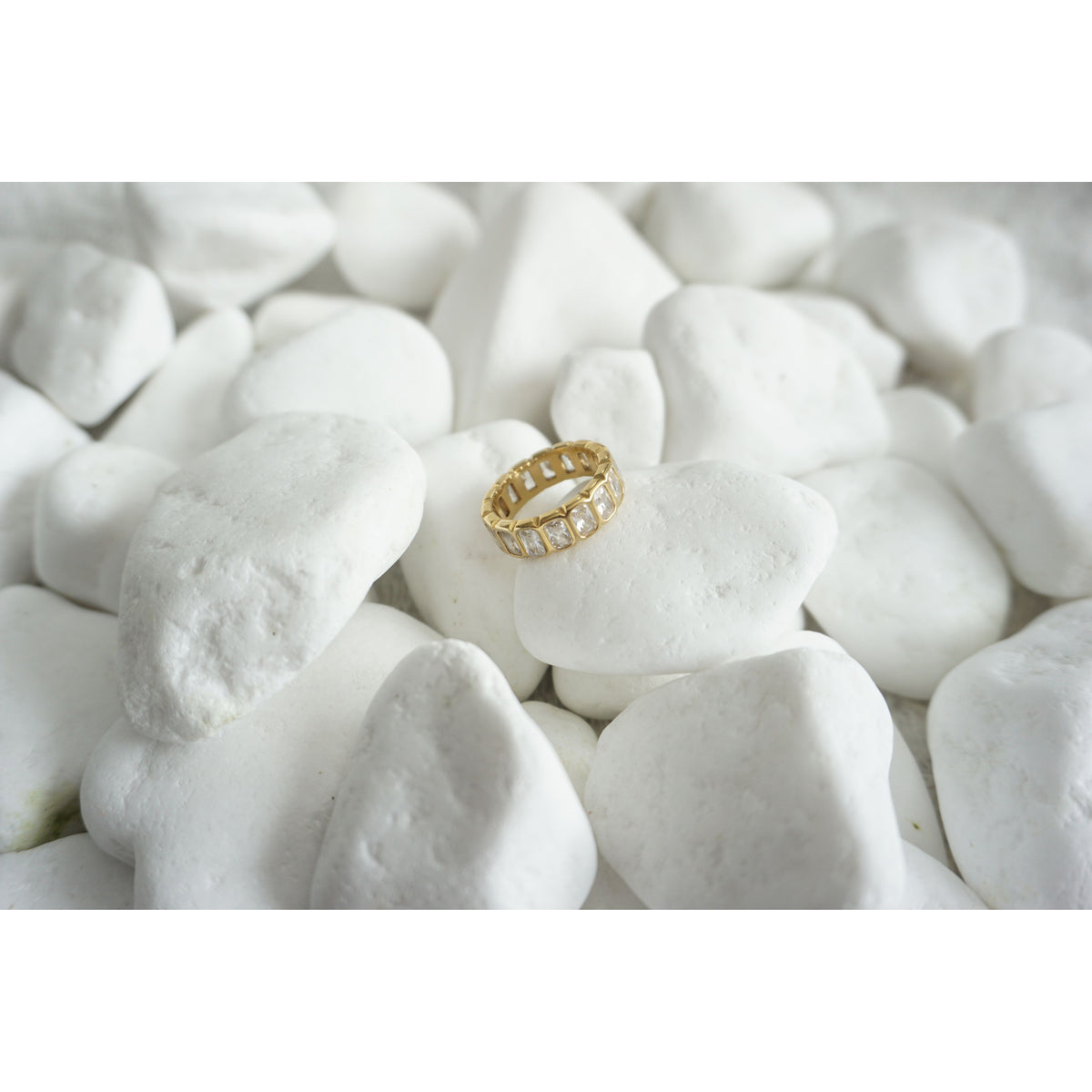 Diamond Band Tennis Ring