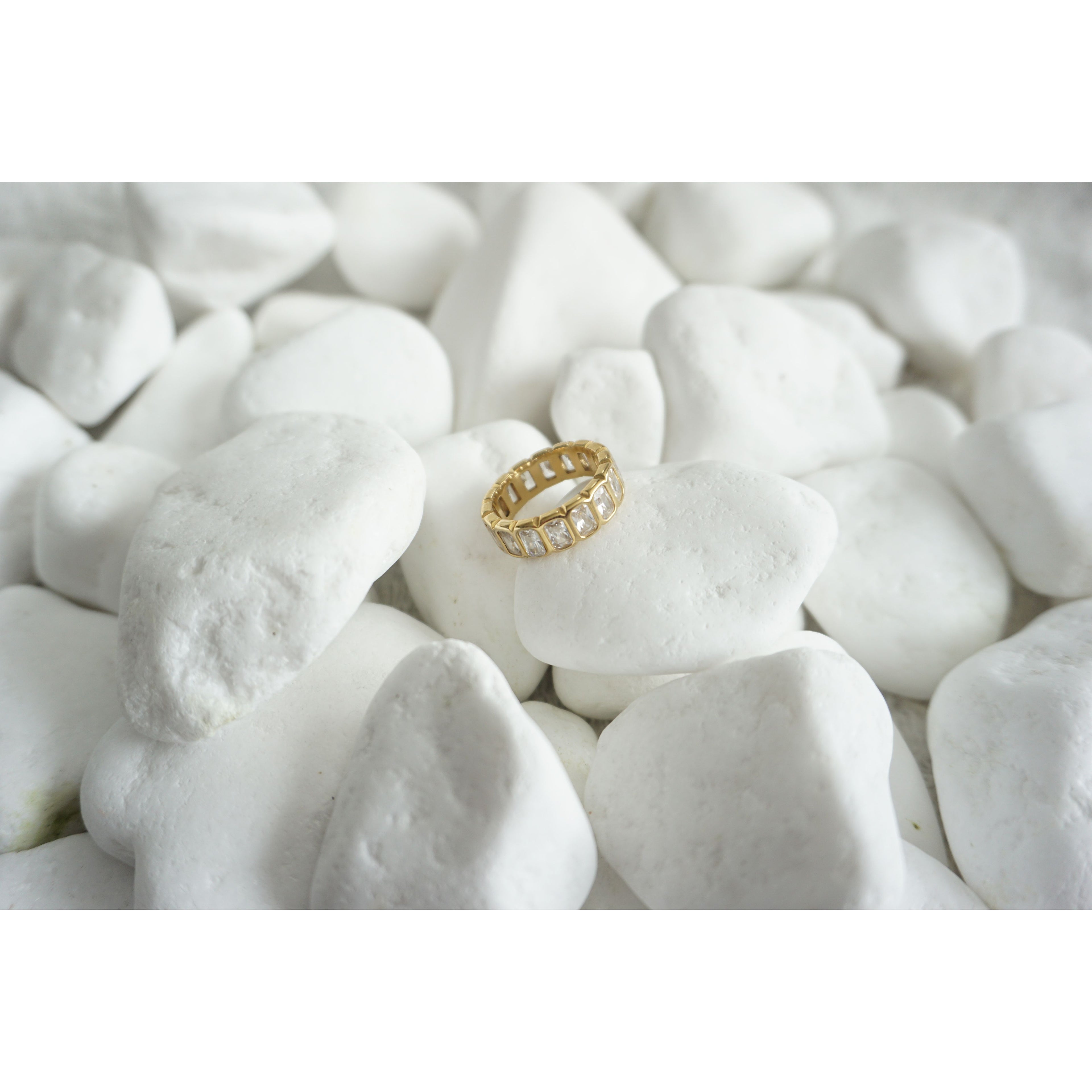 Diamond Band Tennis Ring