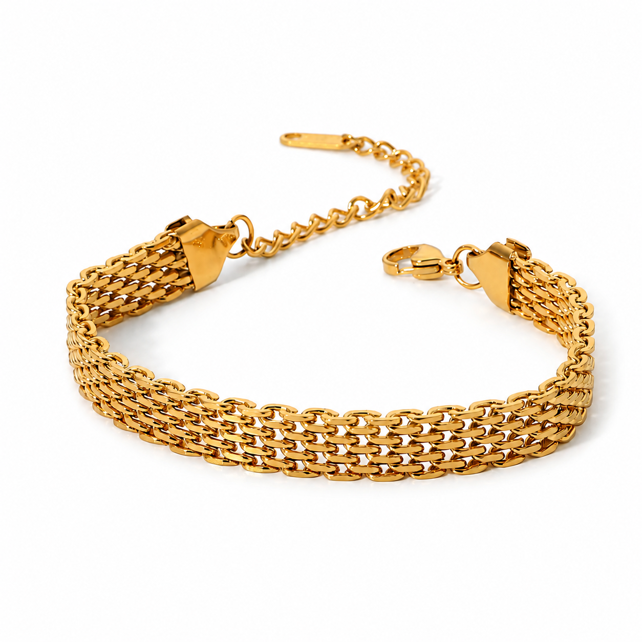 Classy Golden Simplicety Bracelet Gold