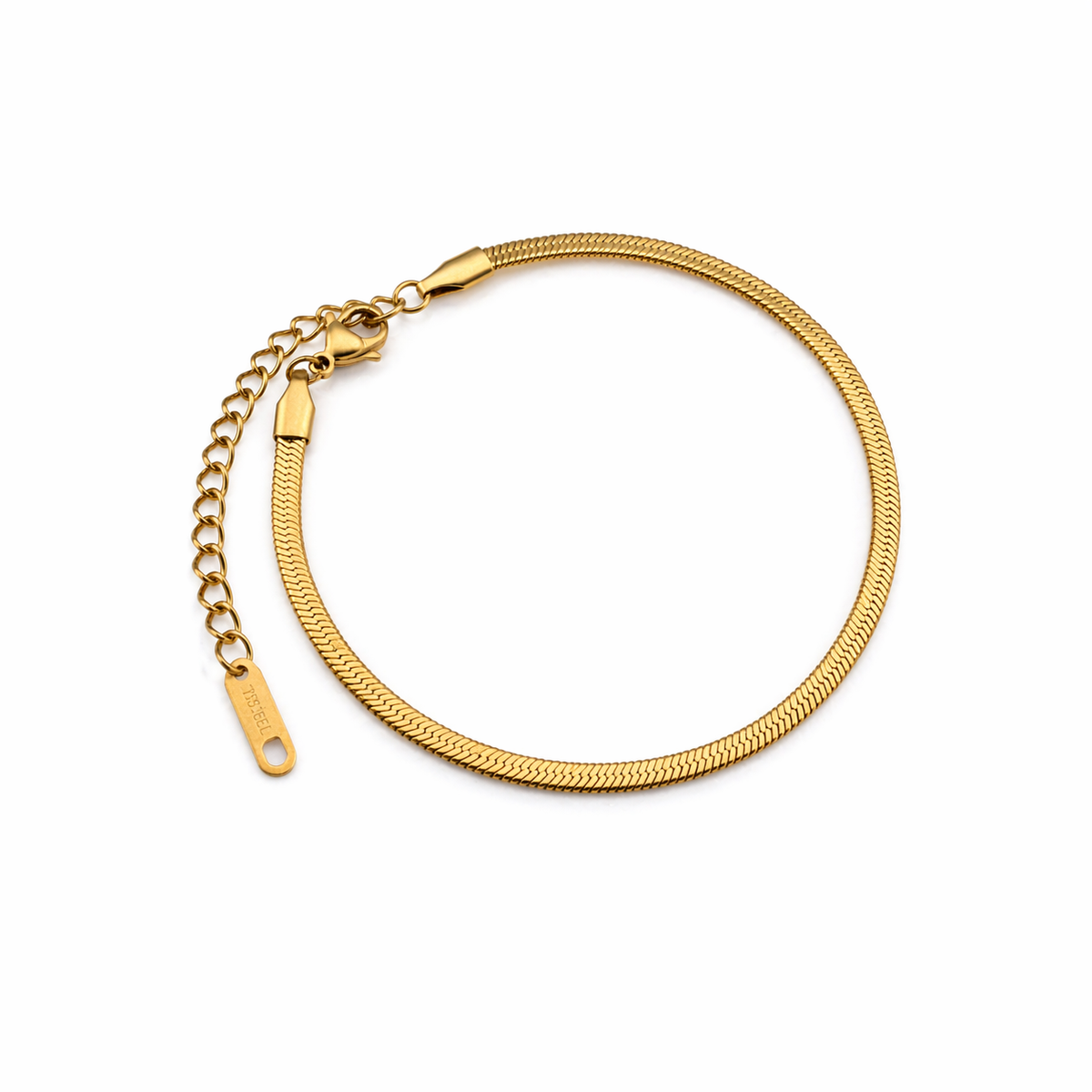 Slim Golden Simplicety Bracelet Gold