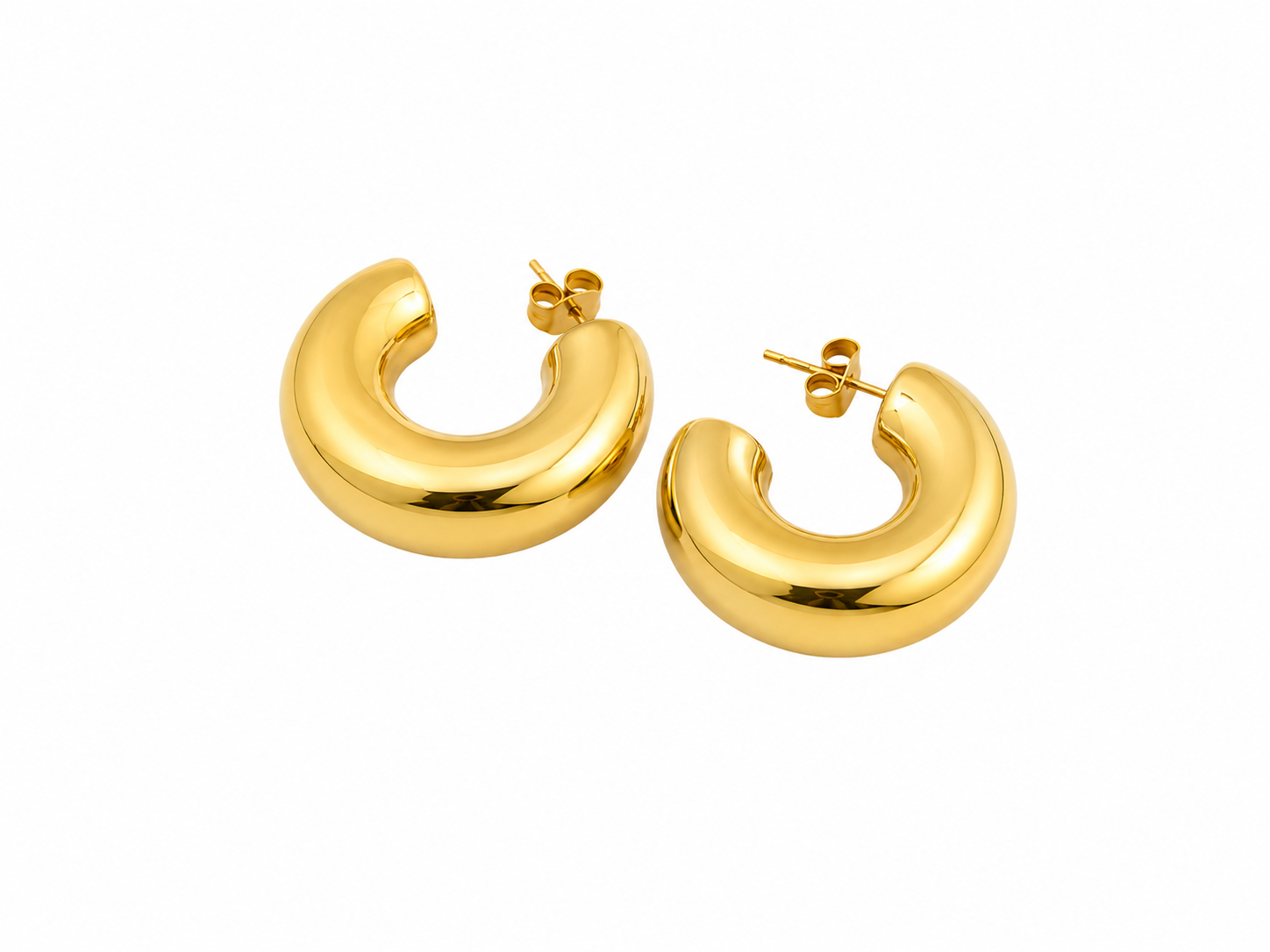 You Do You Duo Hoop Earrings Gold