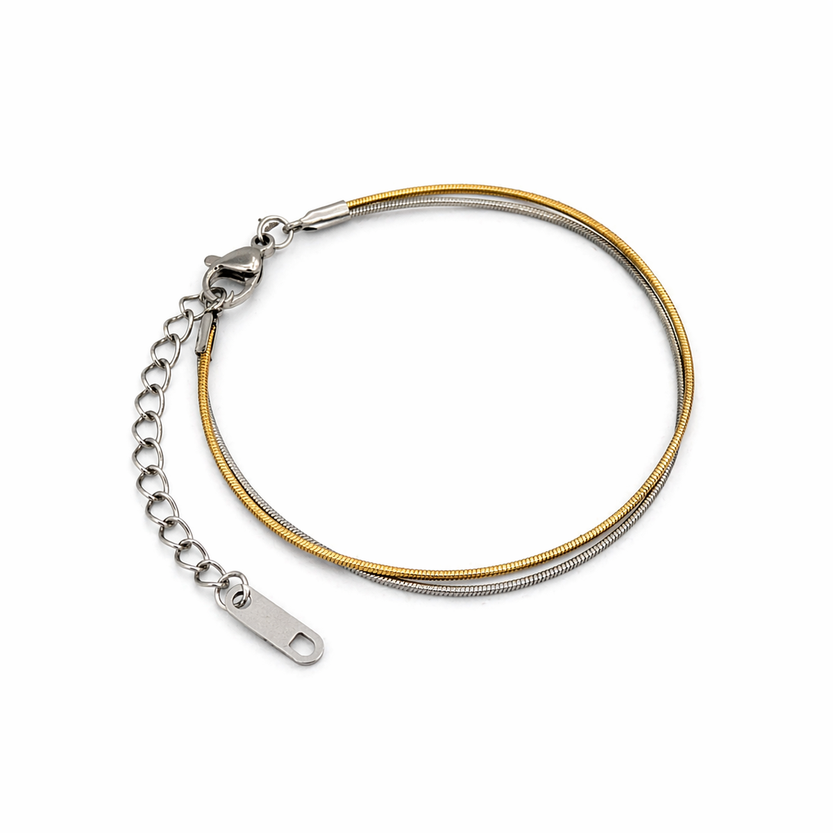 You Do You Duo Glam Bracelet Silver & Gold