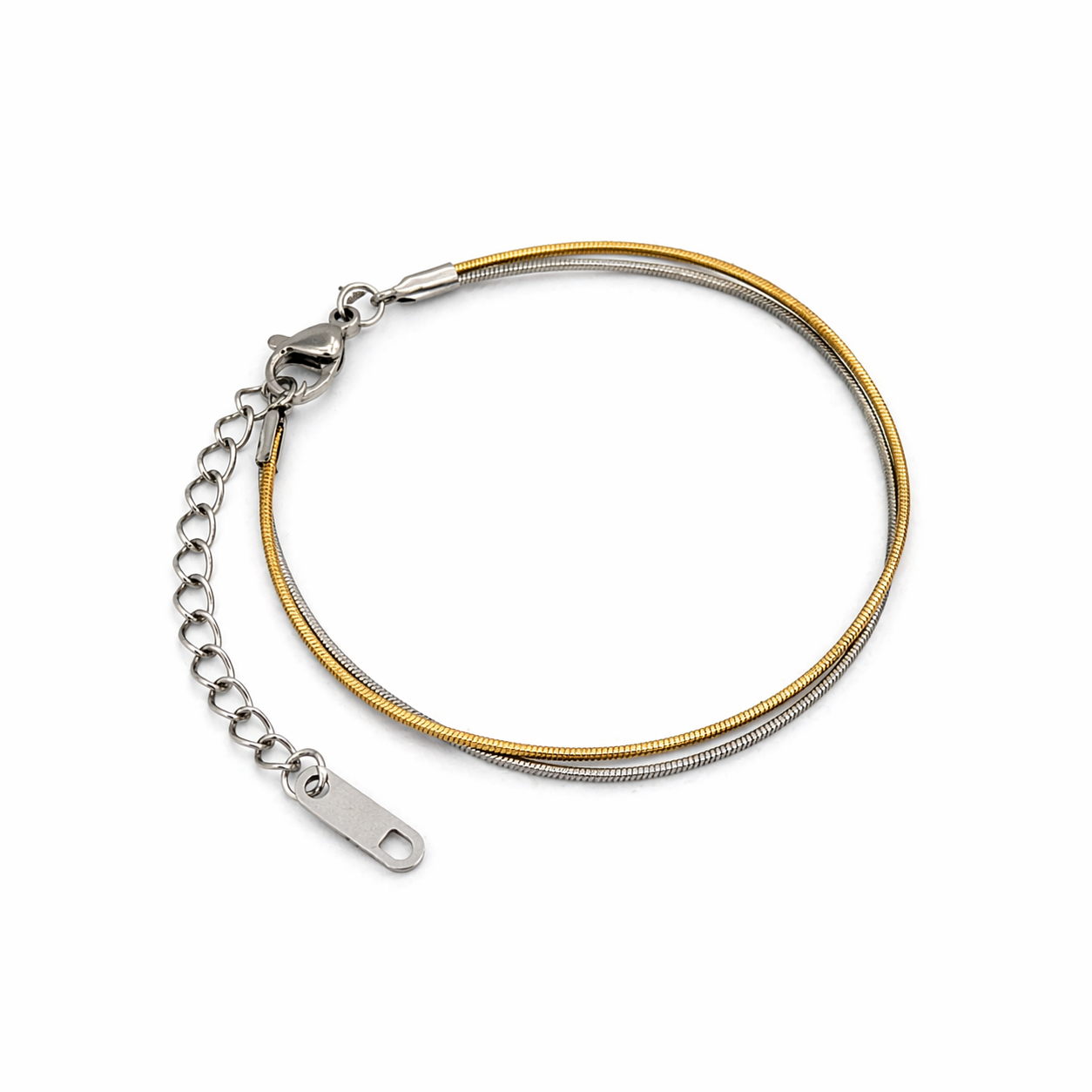 You Do You Duo Glam Bracelet Silver & Gold