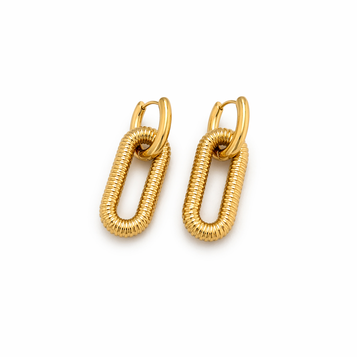 You Do You Chain Earrings Gold