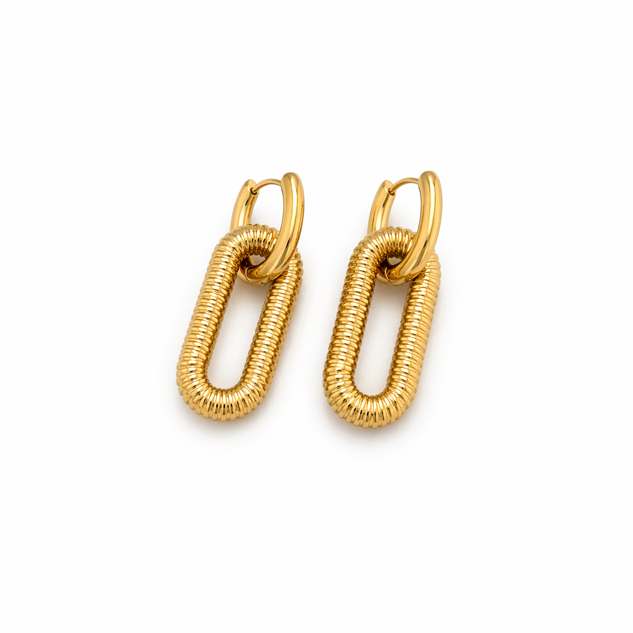 You Do You Chain Earrings Gold