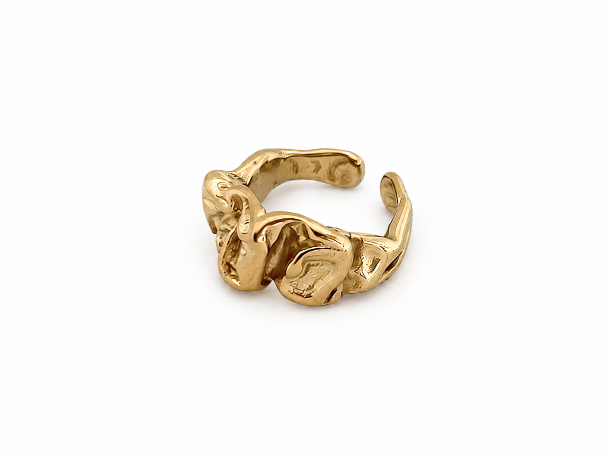 Gold and Grain Ring Gold