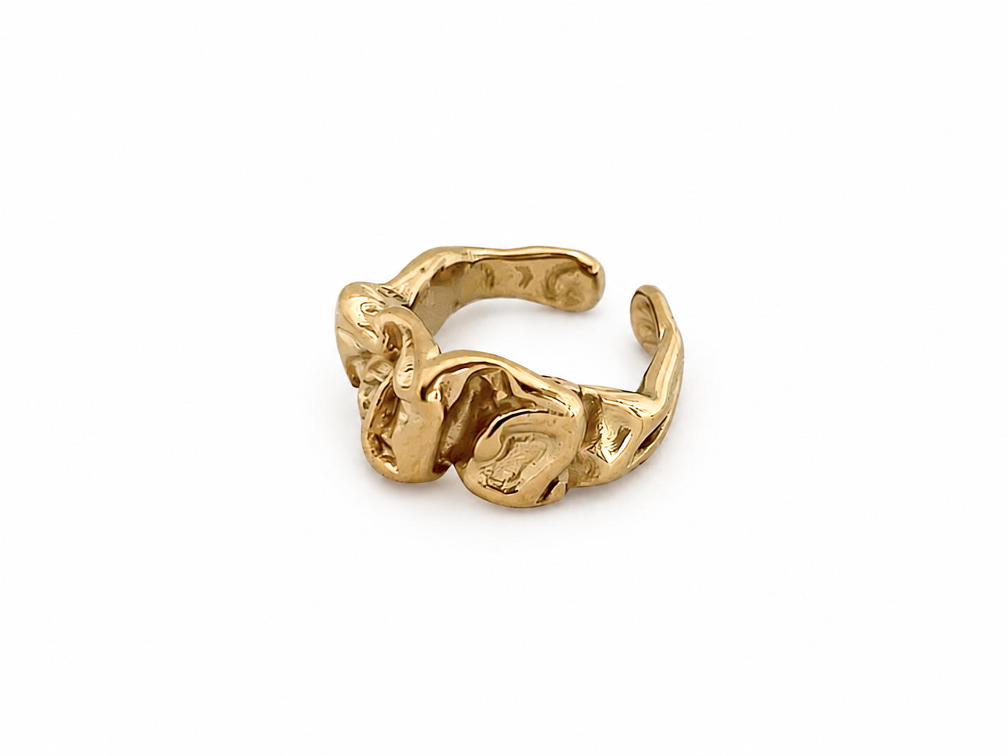 Gold and Grain Ring Gold