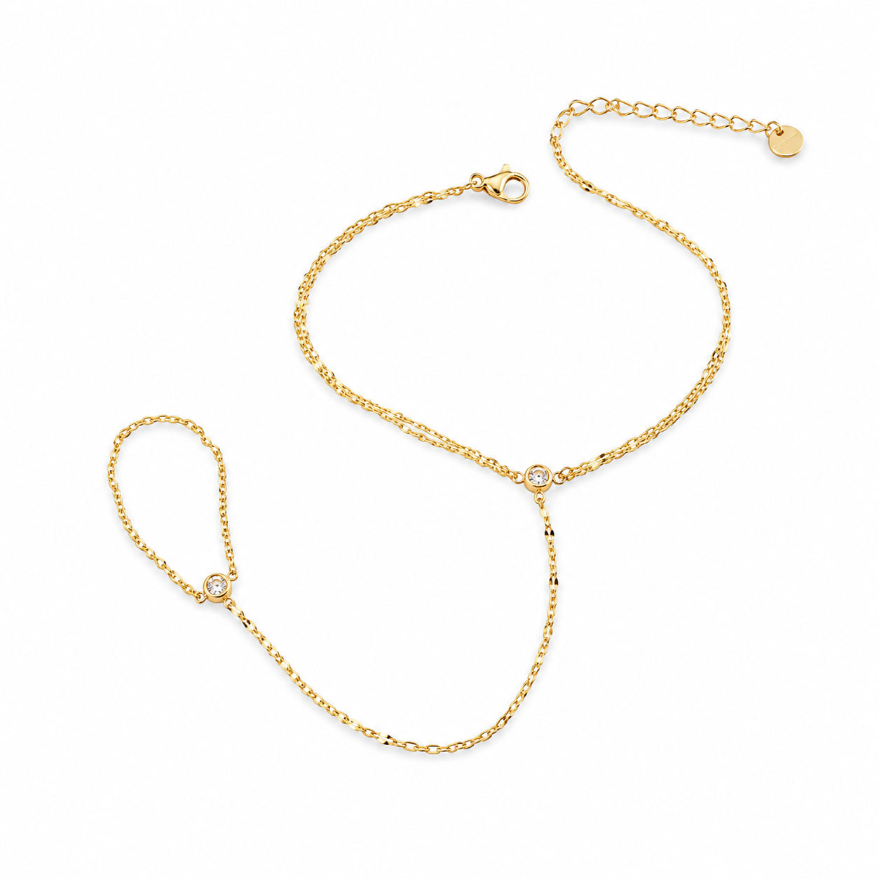 Hand Chain Bracelet Gold
