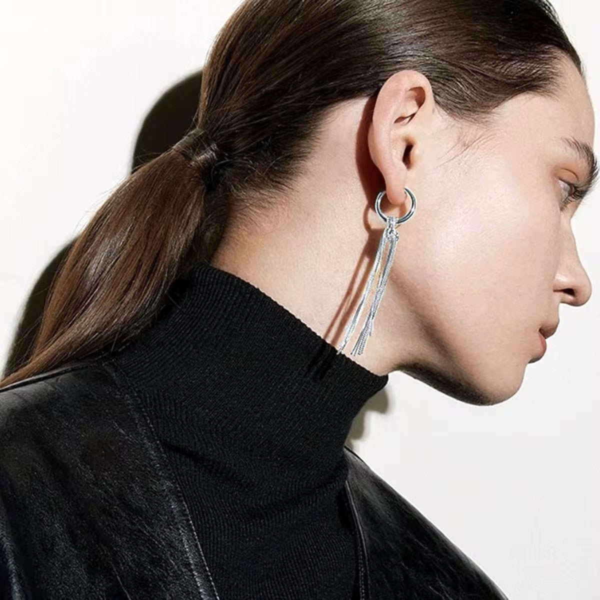 You Do You Tassel Earrings Silver
