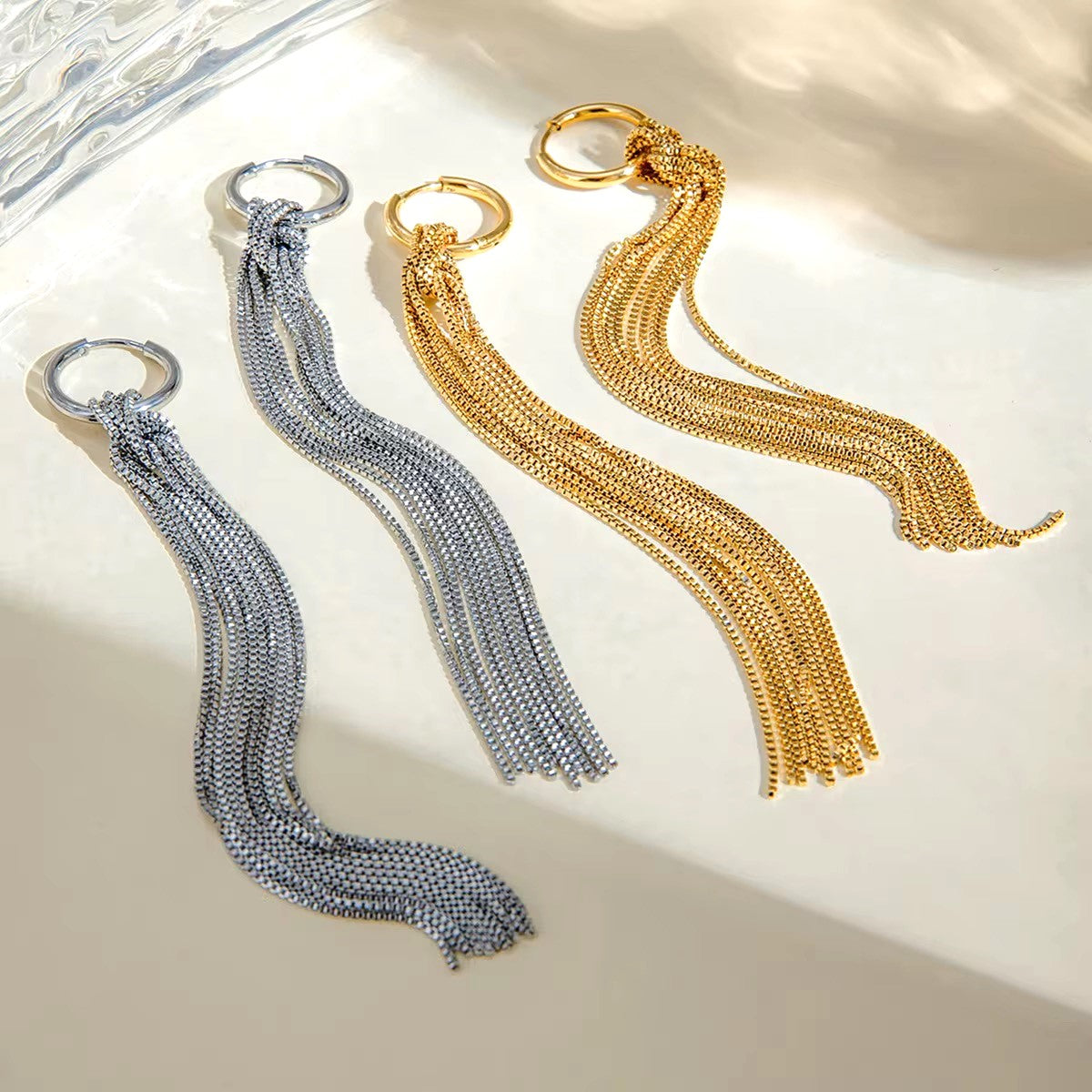 You Do You Tassel Earrings Silver