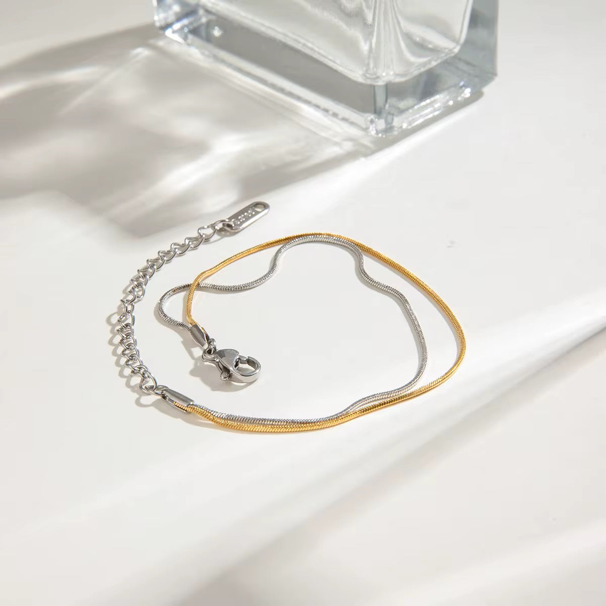 You Do You Duo Glam Bracelet Silver & Gold
