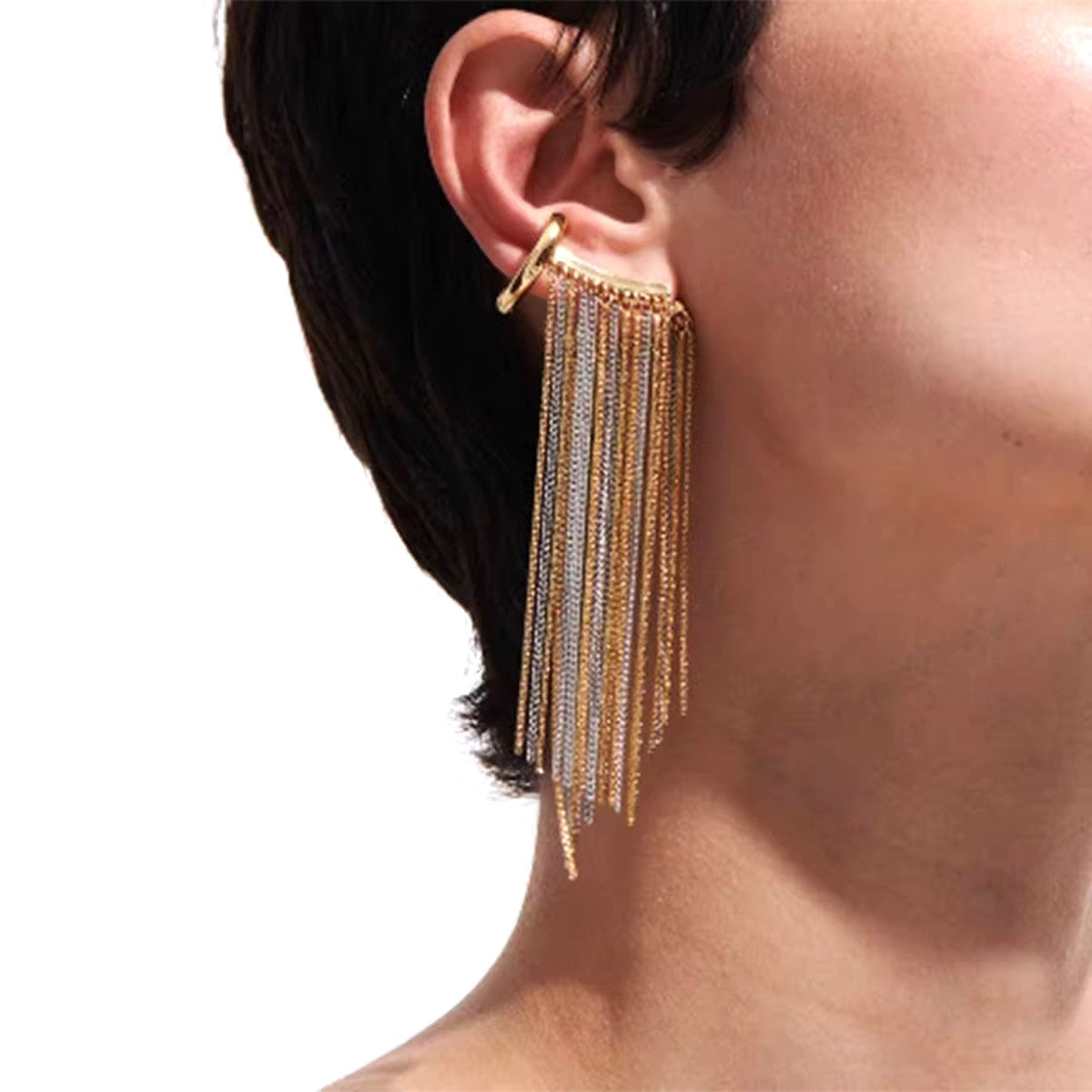 You Do You Statment Earring Silver & Gold