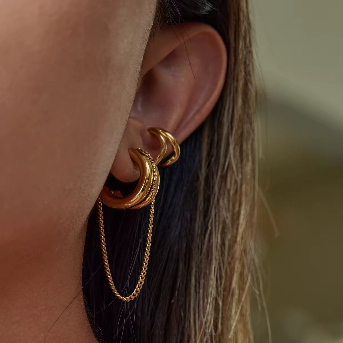 You Do You Hoop Earrings Gold
