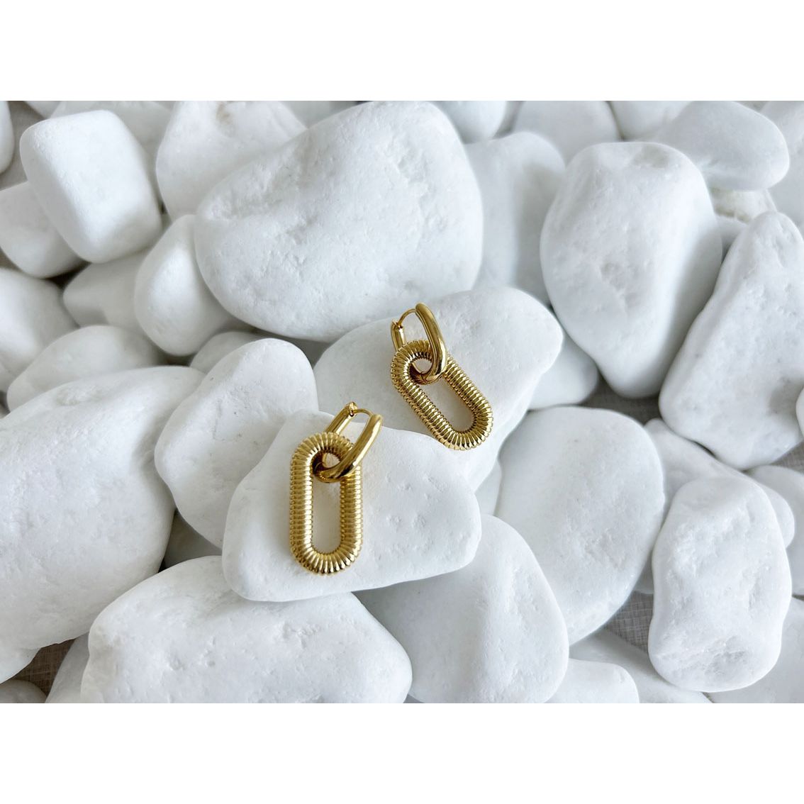 You Do You Chain Earrings Gold