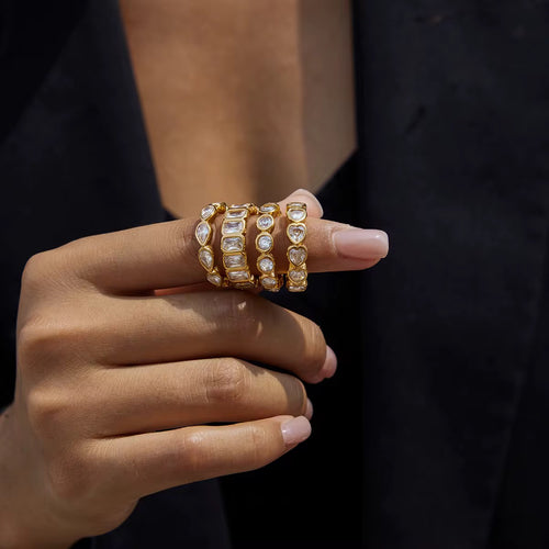 Diamond Band Tennis Ring