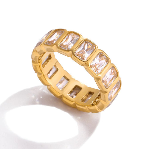 Diamond Band Tennis Ring