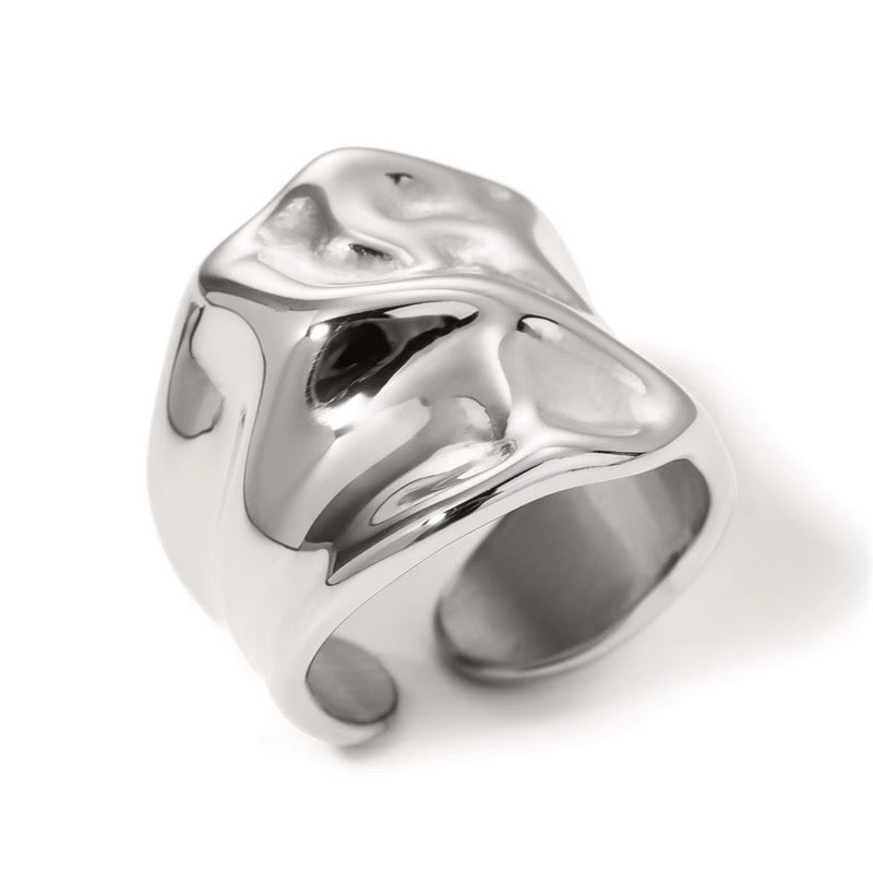 Miss Raw Ring Silver