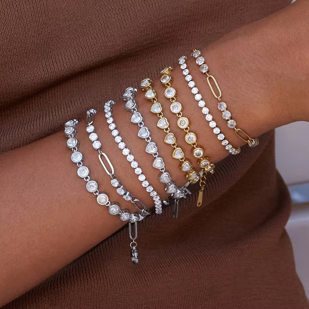 Mini Circle Tennis Bracelet
