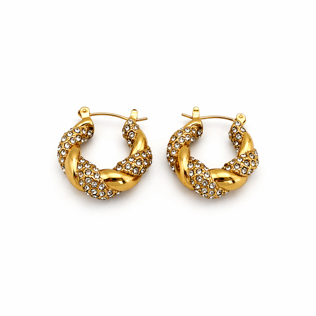 Miss Twisted Earrings Gold