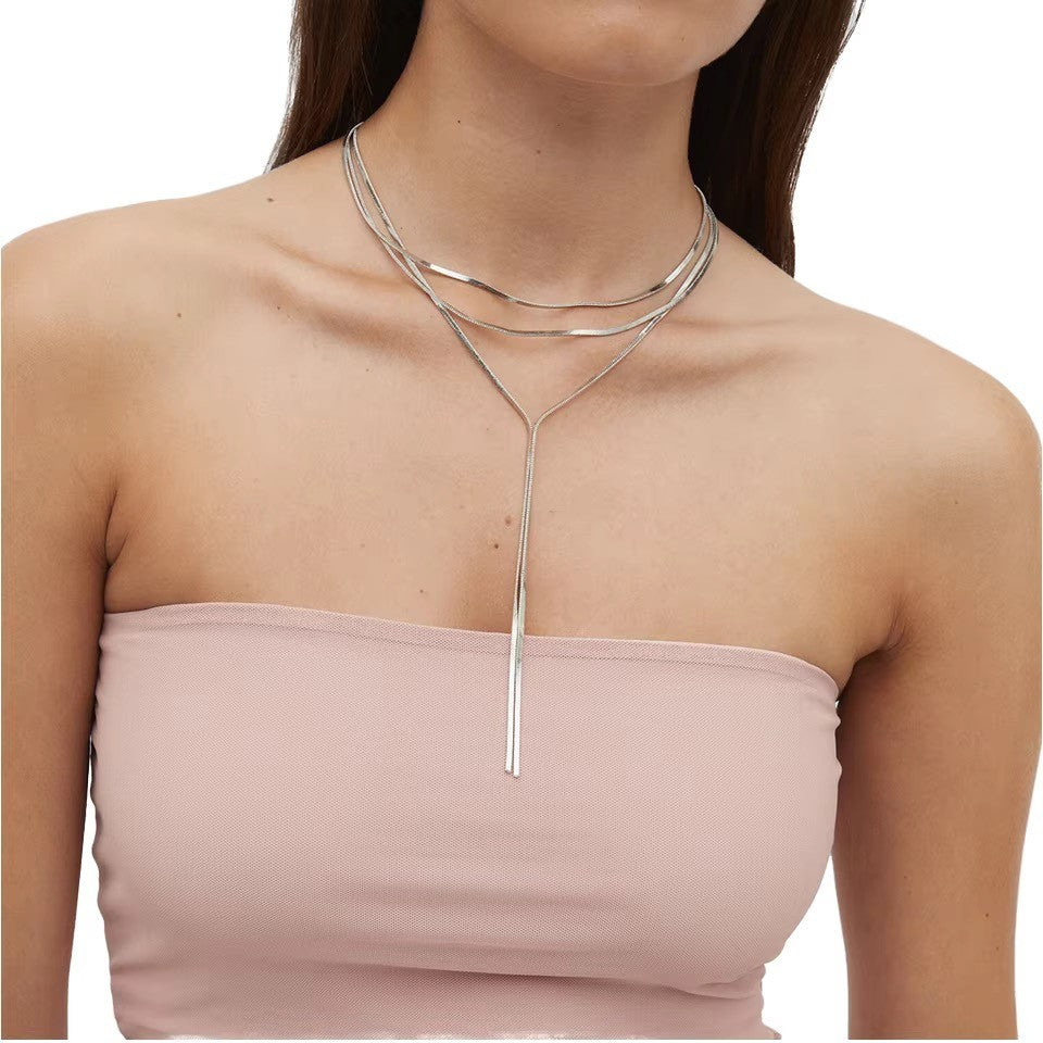 Pendel Necklace Silver