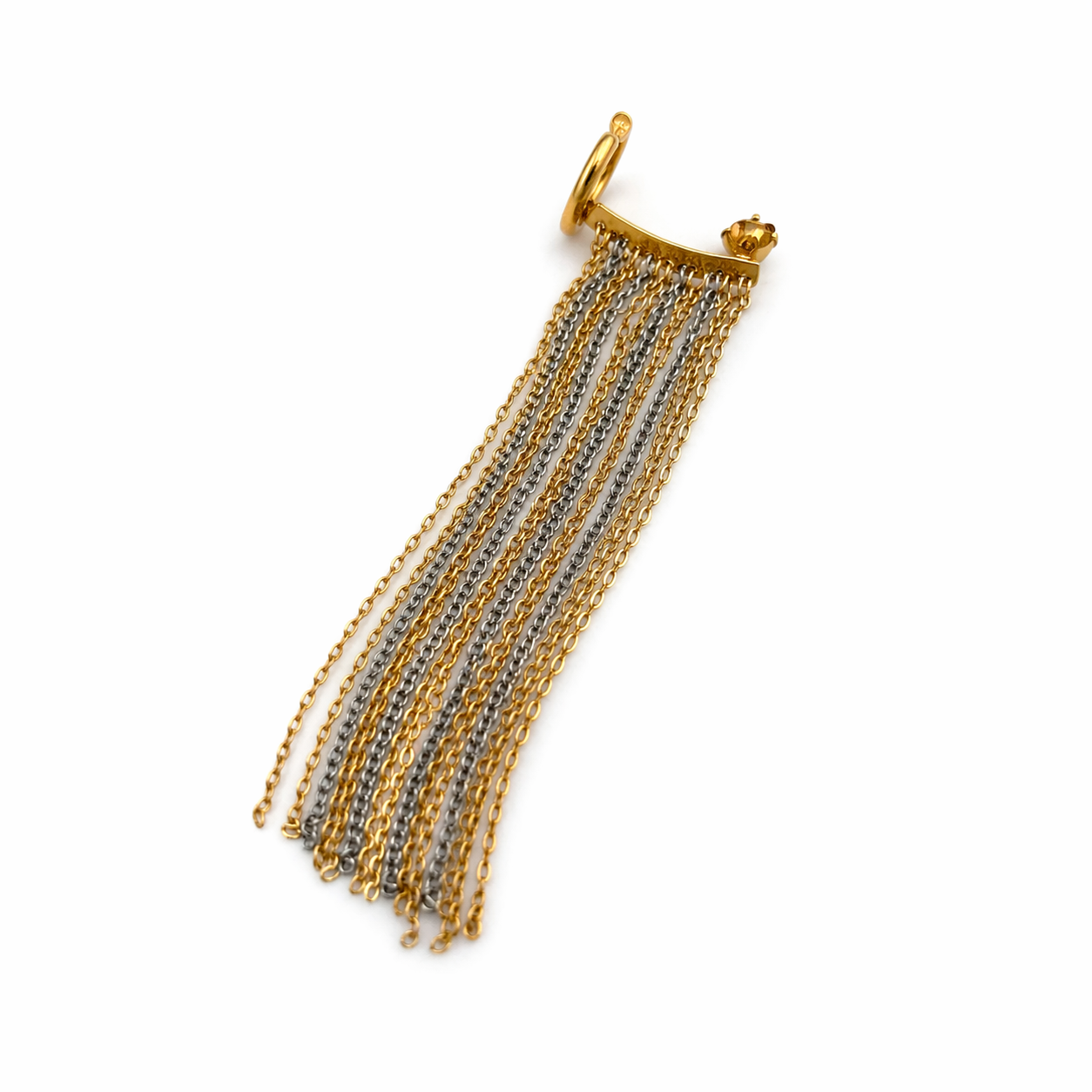 You Do You Statment Earring Silver & Gold