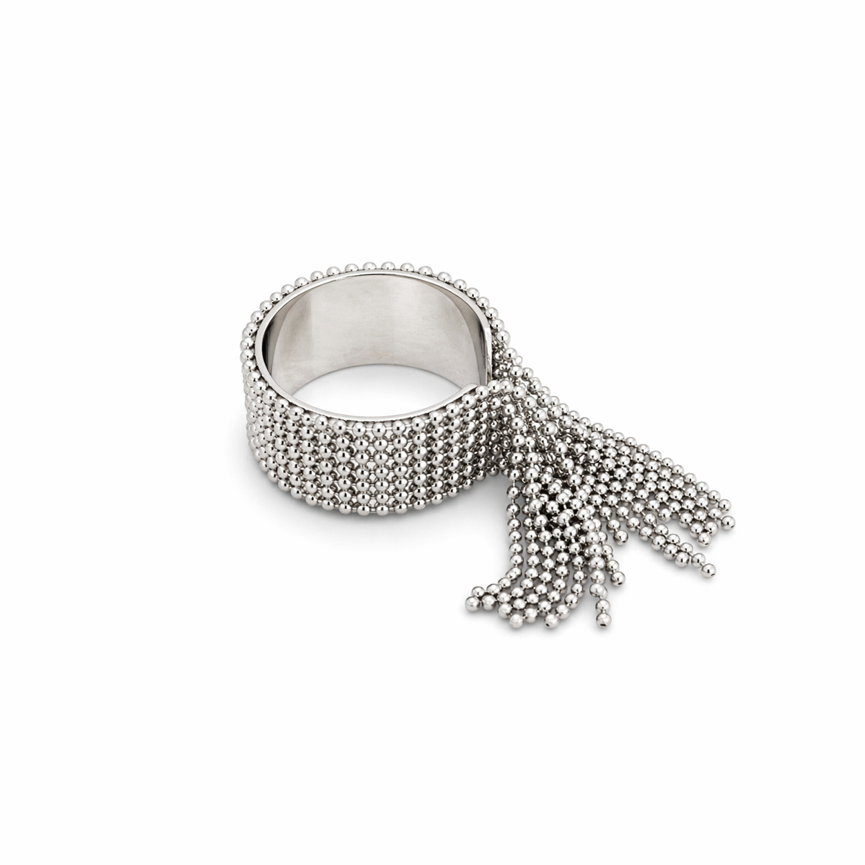 You Do You Tassel Ring Silver