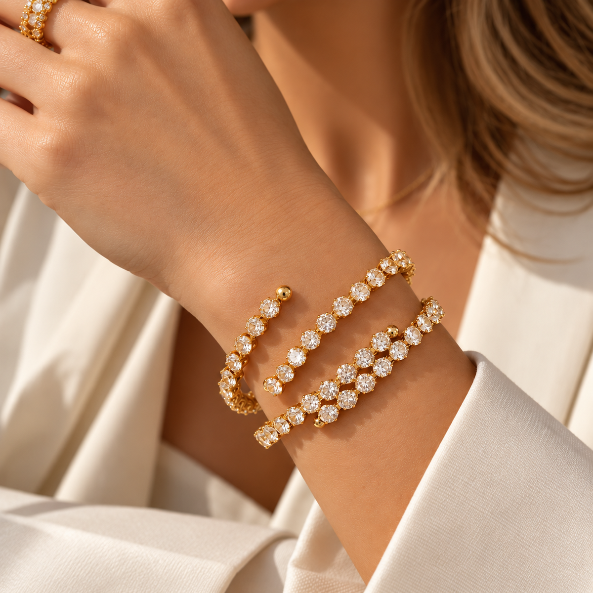 Starlight Tennis Bracelet